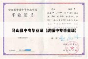 马山县中专毕业证（虎振中专毕业证）