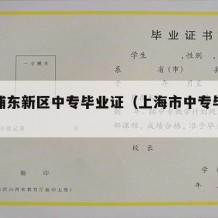 上海浦东新区中专毕业证（上海市中专毕业证）