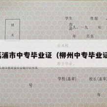 荔浦市中专毕业证（柳州中专毕业证）
