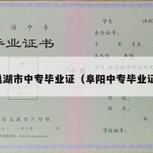 巢湖市中专毕业证（阜阳中专毕业证）