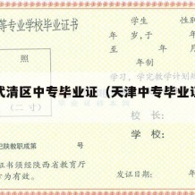 天津武清区中专毕业证（天津中专毕业证查询官网）