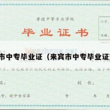来宾市中专毕业证（来宾市中专毕业证查询）