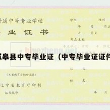 岚皋县中专毕业证（中专毕业证证件）
