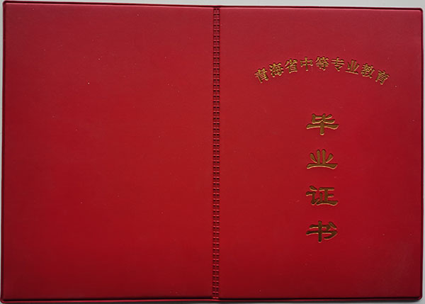 青海省中专毕业证样本（青海中专图片）
